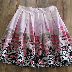 Beautiful Japanese Sakura Skirt NWOT